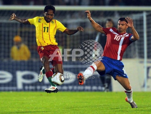 Match amical Cameroun Serbie 05 Juin 2010 ; Jean II Makoun