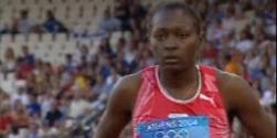 La victoire de Francoise Mbango aux jeux d'Athnes 2004