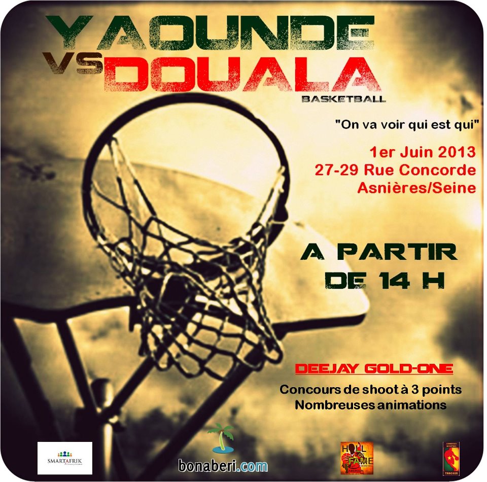 Flyer du challenge basketball Yaounde vs. Douala