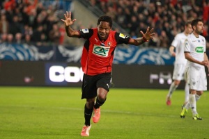 Jean II Makoun a inscrit un joli but face  Angers en demi-finale de la coupe de France