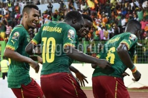 Le Cameroun fte son galisation face au Mali