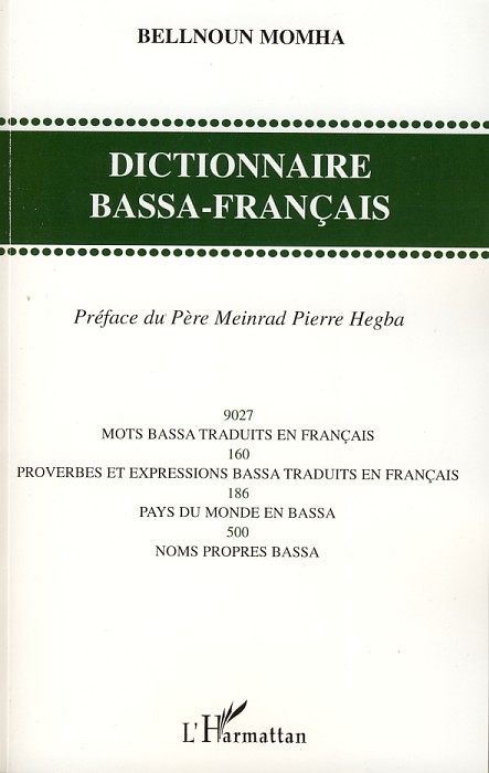 dictionnaire francais bassa'a
