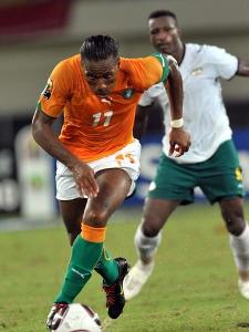 Didier Drogba et ses coquipiers ont but sur le Burkina Faso