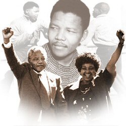  Nelson Mandela et Winnie Mandela le 11 fvrier 1990 