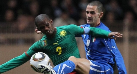 Cameroun Italie 03 F�vrier 2010 ; Samuel Eto'o (3)