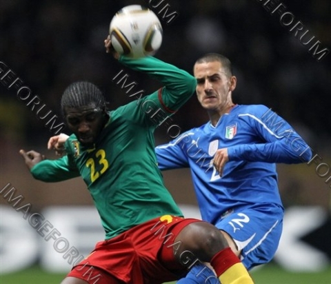 Cameroun Italie 03 F�vrier 2010 ; Dorge Kouemaha