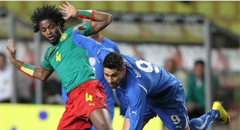 Cameroun Italie 03 F�vrier 2010 ; Alexandre Song (2)