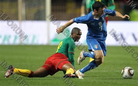 Cameroun Italie 03 F�vrier 2010 ; Samuel Eto'o (2)