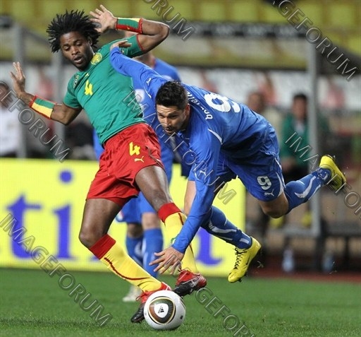 Cameroun Italie 03 F�vrier 2010 ; Alexandre Song