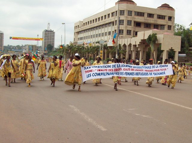 La journ�e de la femme au Cameroun ; Les femmes r�fugi�es