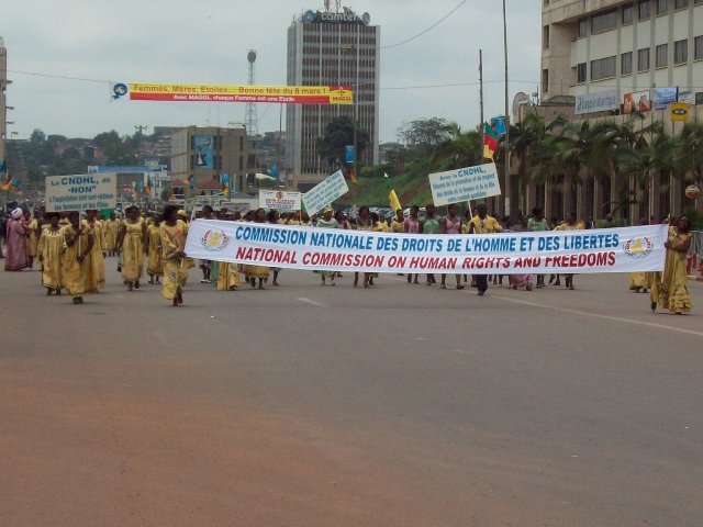 La journ�e de la femme au Cameroun ; Les droits de l'homme mis en avant