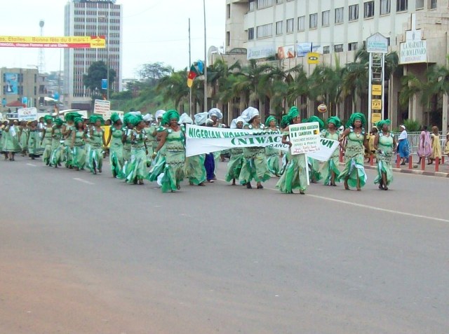 La journ�e de la femme au Cameroun ; Les femmes nig�rianes
