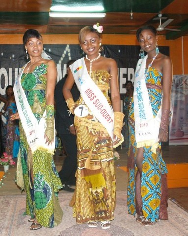 Les Finales des rgions  Miss Cameroun 2010