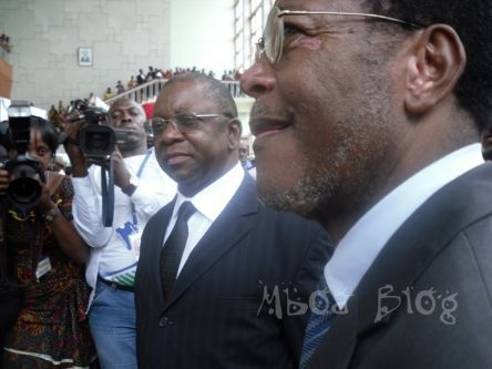 C�r�monie de d�gustation de produits locaux camerounais le 30 Juillet 2010 ; Luc Magloire Mbarga Ata