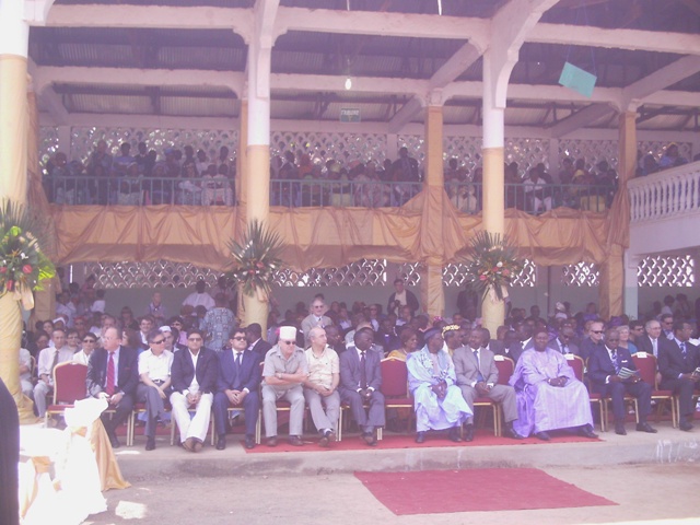 Nguon 2010 au Cameroun en images ; La tribune d'honneur du festival