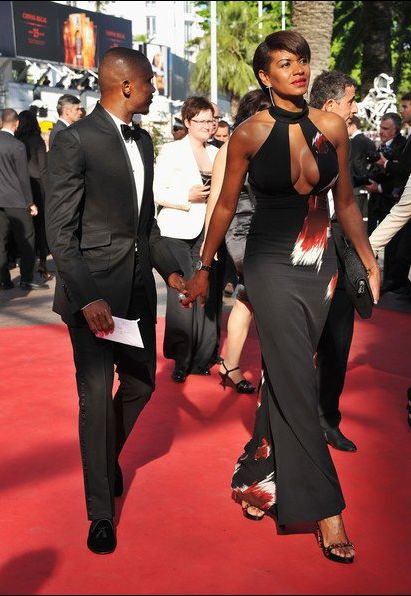 Samuel Eto'o et sa femme au festival de Cannes