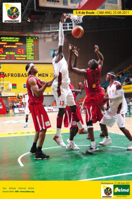 Afrobasket : Le Cameroun perd face  l'Angola