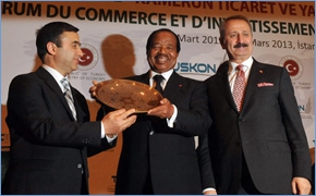 Paul Biya en Turquie