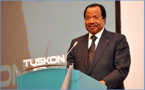 Paul Biya en Turquie