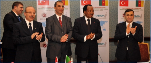 Paul Biya en Turquie