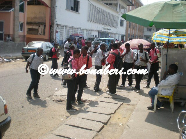 Sortie des classes au college Libermann