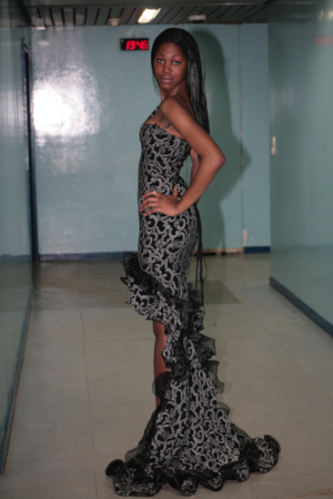 La candidate Esther Fotso