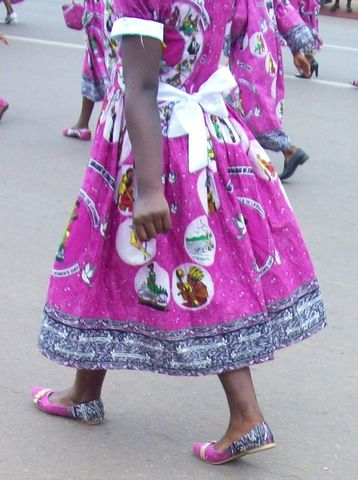 Aux couleurs de la crmonie jusqu'aux pieds