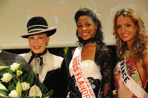 Avec Genevive de Fontenay et Miss France