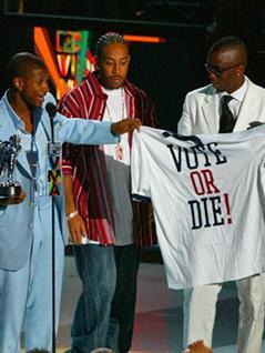 ...qui exhortent les americains a aller voter