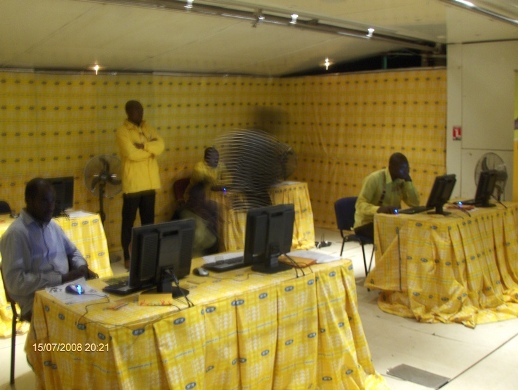 Un des stands de MTN, partie prenante pour assurer la promotion de la culture urbaine au Cameroun...