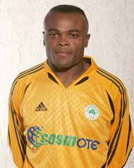 Le gardien Pierre Ebede qui volue en Grce