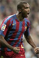 Samuel Eto'o fils en grande forme en ce moment