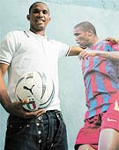 Le buteur Camerounais Samuel Eto'o fils