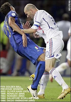 Zidane a cd aux provocations italiennes