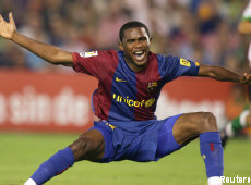 Dbuts en grande pompe pour Eto'o