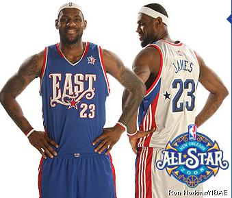 Sans surprise, Lebron James slectionn pour le all-star
