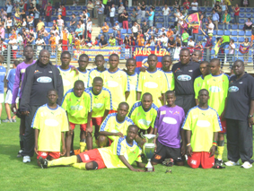 Les jeunes de la fondation Eto'o