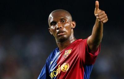 Samuel Eto'o nomin pour le ballon d'or