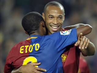 Thierry Henry et Samuel Eto'o