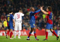 Eto'o est sorti sous l'ovation du Camp Nou
