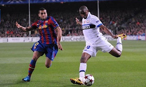 Eto'o a reu un traitement de faveur de la dfense barcelonaise