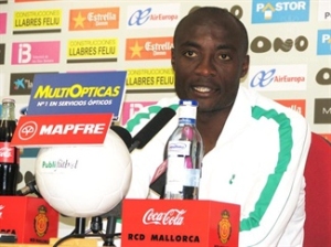 Achille Webo en confrence de presse