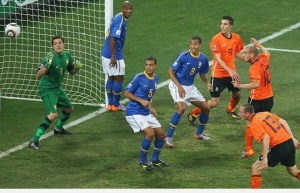 Sneijder a inscrit le but de la victoire face au Brsil