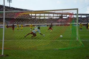 Eto'o a ouvert le score sur penalty