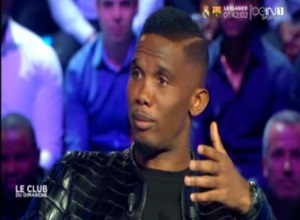 Samuel Eto'o sur le plateau de BeIn Sports