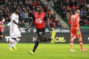 Paul Georges Ntep a égalisé pour Rennes face à Lorient