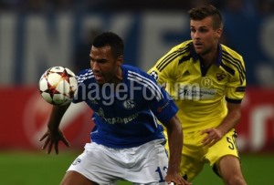 Eric Choupo Moting face au NK Maribor en Ligue des Champions