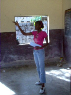 Mlle Mouto qui tmoigne
