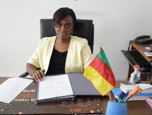 Josiane BELLE, Prsidente du Centre de la Solidarit et dEspoir de Deido Feu Rouge Bessengue