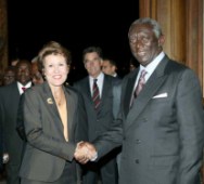 Brigitte Girardin et John Kufuor